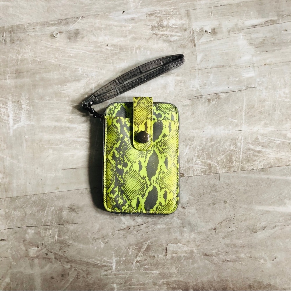 Express Neon Python Style Wristlet - image 2